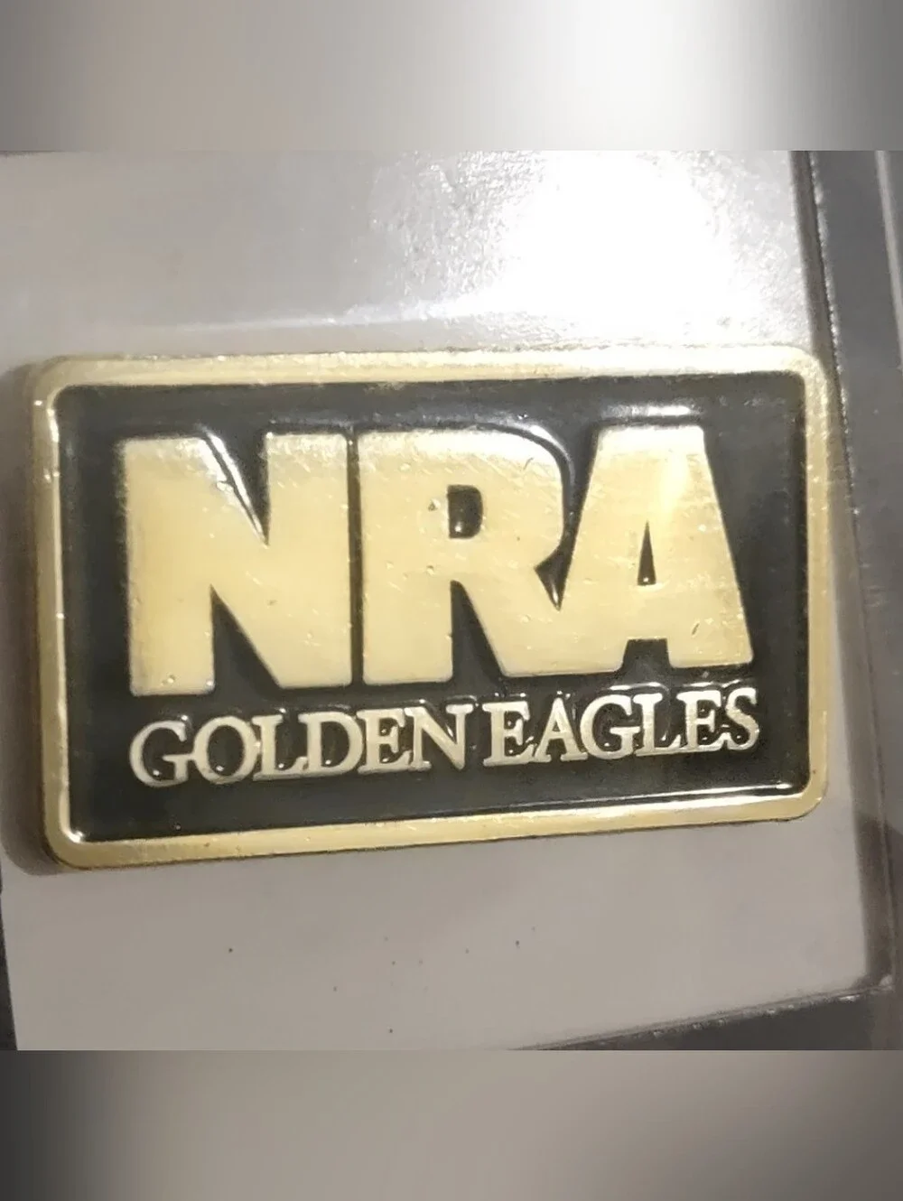 Lot Of 5- NRA Golden Eagles Commemorative Lapel Pins New In Package Mint Vintage